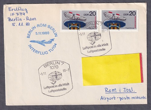 Erstflug interflug 1980 berlin - erstflug,