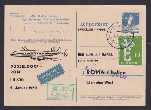 Flugpost brief air - flugpost,