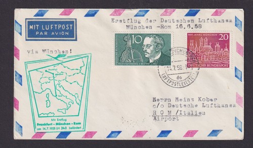 Flugpost brief air mail - flugpost,