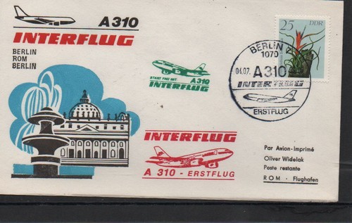 Interflug airbus a310 - a310, erstflug